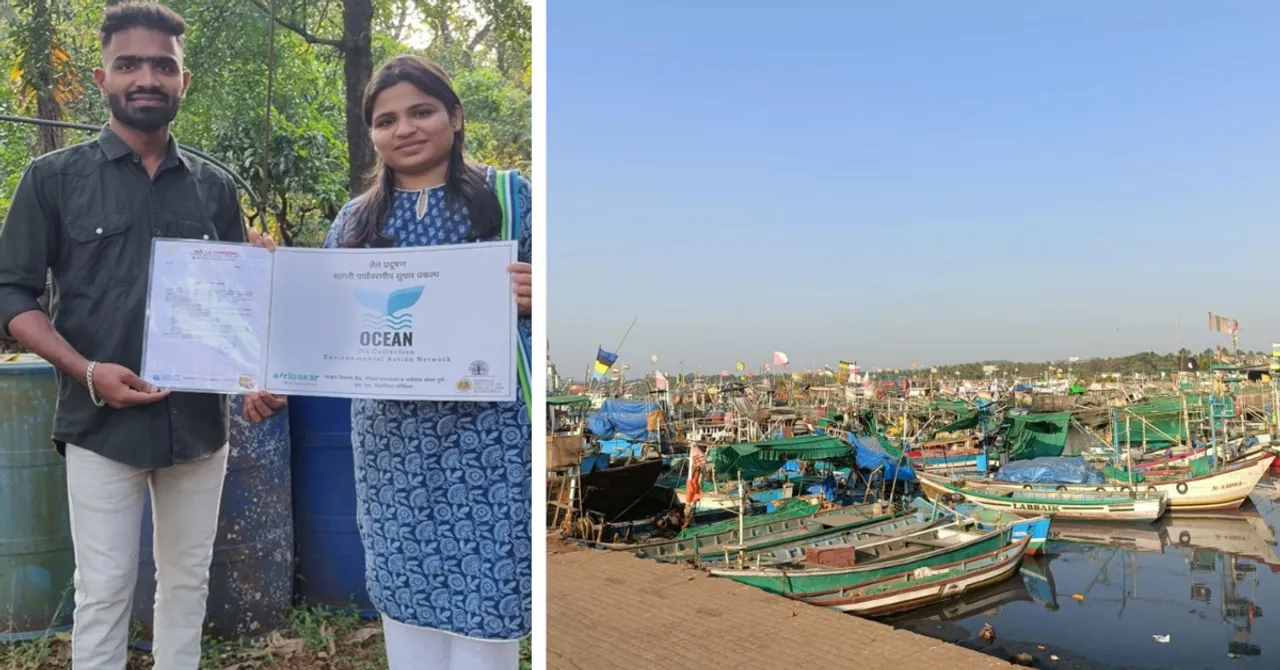 Pune Students Help Fishermen Earn While Keeping 2800 Litres of Toxic Oil Out of the Sea — Banner image